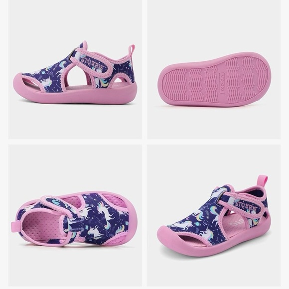 NWT STQ Kids Water Shoes | Unicorn Print | size 8 Toddler - Picture 1 of 8